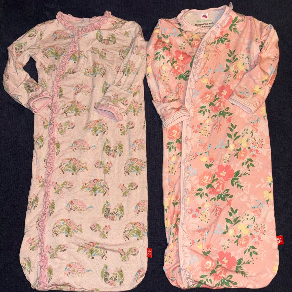 Magnetic me modal NB-3m magnetic gowns floral forest animals